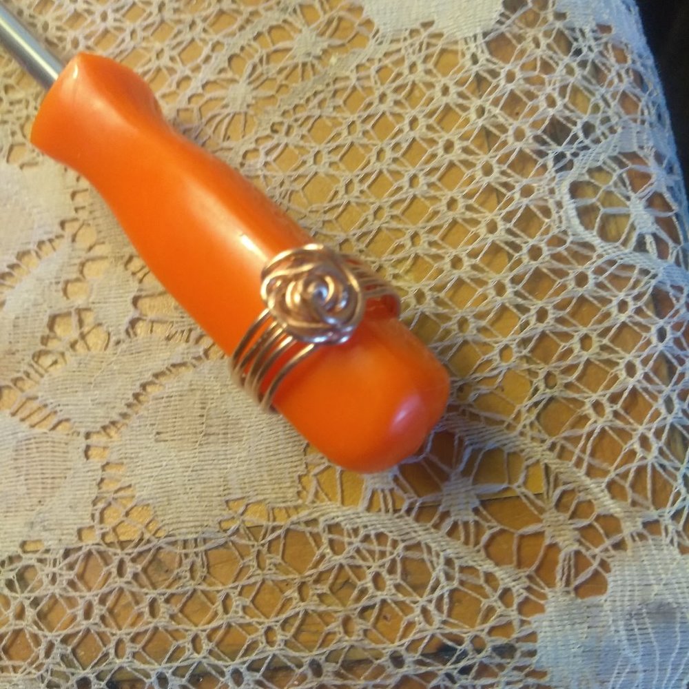 Copper wire Rose Ring